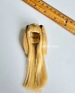 1/6 scale Long Blonde Custom Wig for 12'' Female Figure Doll Accessory - Picture 1 of 2