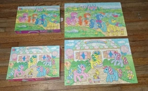 Vintage My Little Pony 100 pc Puzzle Complete 1985 MB Lot 2 1980s MLP Toys - Picture 1 of 5