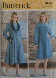 Butterick 6868 - Misses' and Women's Coat and Dress - Bild 1 von 2