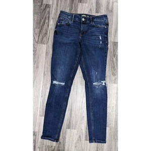 Old Navy Damengröße 4 Rockstar Super Skinny Distressed Denim blaue Jeans - Bild 1 von 10