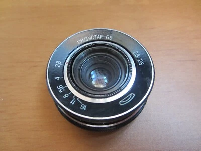 Industar- 69 M39, 2.8/28 , Wide Angle, Vintage lenses USSR - Image 1 of 4