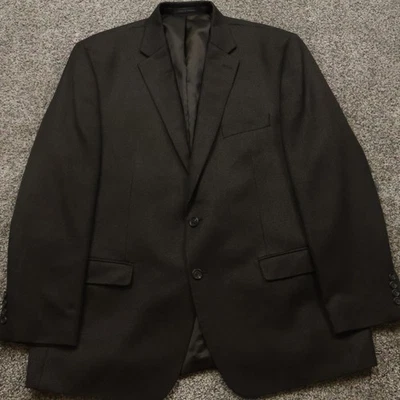 Chaps Mens Brown Blazer Size 46R Two Button Rayon Polyester Sport Coat - Image 1 of 4