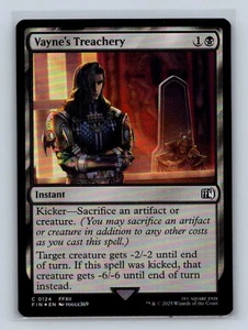 Vayne's Treachery FINAL FANTASY #124 MTG Foil - Picture 1 of 2