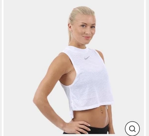 Nike Tailwind Top Cool Crop Ladies White Size Small - Picture 1 of 8