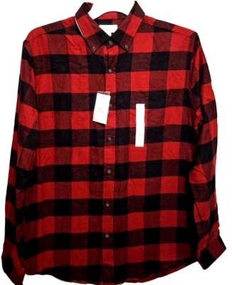 Croft & Barrow Extra Soft Men's Medium Flannel Shirt Long Sleeve New with Tags - Image 1 of 4