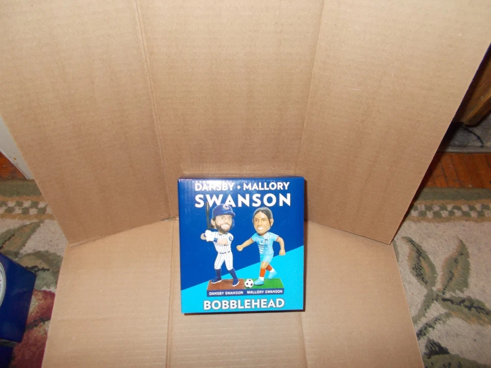 Dansby & Mallory Swanson Bobblehead Chicago Cubs 8/17/25 Giveaway - Image 1 of 1