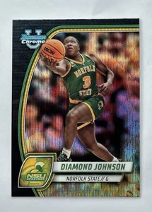 2024-25 Topps Bowman Chrome U - Diamond Johnson #86 Black Wave Refractor - Picture 1 of 2