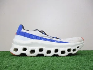 On Cloudmonster Damenschuhe 7,5 weiß blau Straßenbahn Rennen Speed Running - Bild 1 von 21