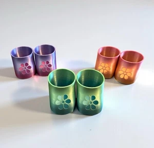 Ersatzschuhe 16" Cabbage Patch 3D Printed Set 3 Purple Sunset Green Ombre - Bild 1 von 1