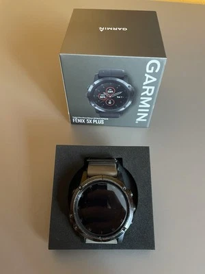 Garmin fenix 5X Plus Sapphire 51mm Cassa Polimero Nera, Cinturino Silicone Nero, - Immagine 1 di 4