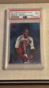 2021 Metal Universe Michael Jordan 97-98 Retro Star Rubies #15/50 - PSA 9 - Bild 1 von 2