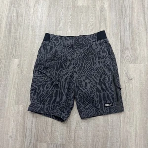 Nike F.C. Shorts Men's Medium Black Gray V442 Allover Print Cargo Camouflage - Picture 1 of 14