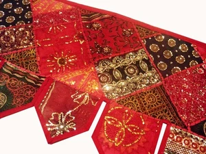 Regalo de Navidad Puerta Colgante Toran Vintage Patchwork Boho Bordado Decoración del Hogar - Imagen 1 de 8