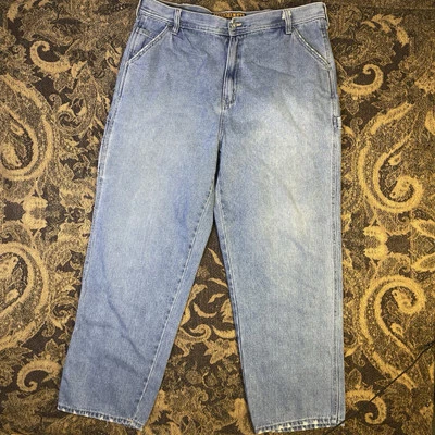 Pantalones de mezclilla azul pierna recta Steve & Barry's de colección para hombre talla 40x32 Foto 1 de 4