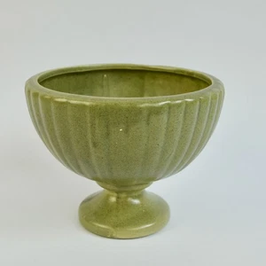 Haeger Pottery Green Speckled Footed Pedestal Planter USA - Picture 1 of 5