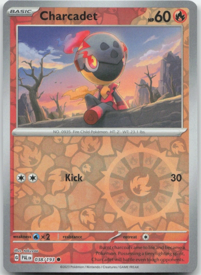 Charcadet - 038/193 Reverse Holo SV02: Paldea Evolved Pokemon Card NM - Image 1 of 1