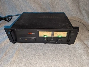 Optimus Stereo Amplifier 250 Watt MPA-250 Fan Cooled - Picture 1 of 7