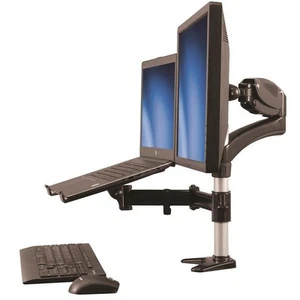 Startech.Com Single Monitor Arm With Laptop Stand - Photo 1/1