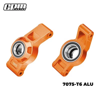 GPM 7075 Alloy Rear Hub Stub Axle Carriers &3 Oversize Bearing 1/6 Funco Sand 8S - Image 1 of 4