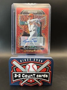 2022 Panini Prizm Draft Picks - Seth Stephenson Red Disco Auto /99 #PDP207 (RC) - Picture 1 of 2