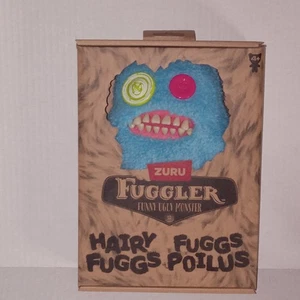 Zuru Fuggler Hairy Fuggs Sasquoosh Blue Funny Ugly Monster Plush - Picture 1 of 7