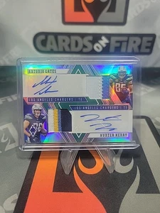Antonio Gates / Hunter Henry 2020 PHOENIX DUAL PATCU AUTO #D 07/10 CHARGERS! - Picture 1 of 2