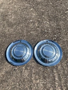 Factory original 1955 Plymouth Savoy Belvedere 15 inch hubcaps wheel covers - Picture 1 of 24