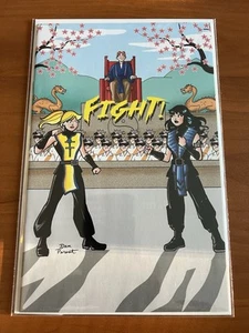 Archie Friends Betty Veronica Power Ups Game On Mortal Kombat Video Game Homage - Picture 1 of 5