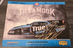 Buddy Hall NHRA Funny Car Signed/Autographed 8x10 Color Photo Jim Dunn Racing - Picture 1 of 1