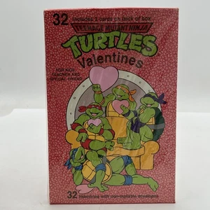 Teenage Mutant Ninja Turtles Retro Valentine's Day Cards in Orig. Box NEW! 1990s - Picture 1 of 8