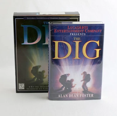 SEALED LOT 1995 LucasArts The Dig with Hardcover Book Big Box PC - Image 1 of 4
