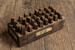 Set of 1/2 In. Alphabetical Die Punches - Picture 1 of 5