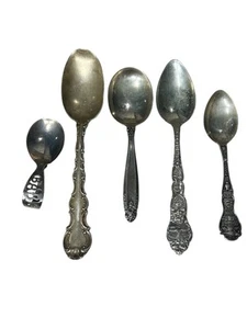 Sterling Sliver Spoon Lot Of 5 Gorham International Prelude LOOK - Picture 1 of 22