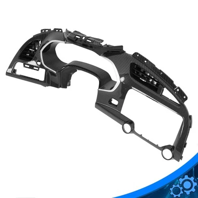 Radio Dash Bezel Trim Cover Carbon Fiber Style For Chevrolet C7 Corvette 2014-19 - Image 1 of 4