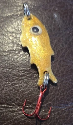 Señuelo de cuchara de latón Shoff's Big Triple Teazer (1/5 oz y 11/2") Foto 1 de 2