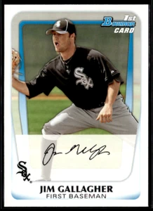 2011 Bowman #BP74 Jim Gallagher White Sox Prospect 1st Bowman - Picture 1 of 2