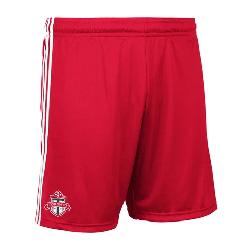 Toronto FC MLS Adidas Men's Team Logo Red Climalite Performance Replica Shorts Cover