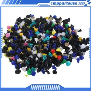 500 PCS Plastic Car Body Push Pin Rivet Mixed Fasteners Trim Molding Clip USA - Bild 1 von 12