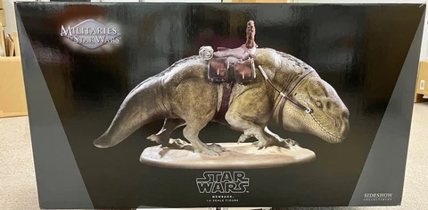 Sideshow Collectibles Star Wars Dewback 1/6 scale With shipper - Rare Cover