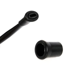 10pcs Small Tobacco Pipe Mouthpiece Stem Rubber Bits Silicon Pipe Tip Grip Black - Picture 1 of 5