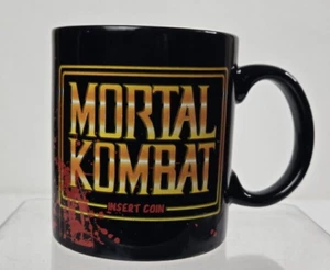Mortal Kombat Insert Coin Arcade Logo Coffee Mug / Cup, 20oz Ceramic - Picture 1 of 5