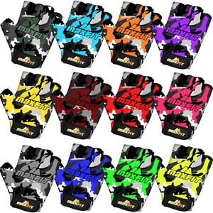 Kids Boys Junior Cycling Gloves Scooter Bicycle Gloves Leather Padded Palm Girls - Picture 1 of 13