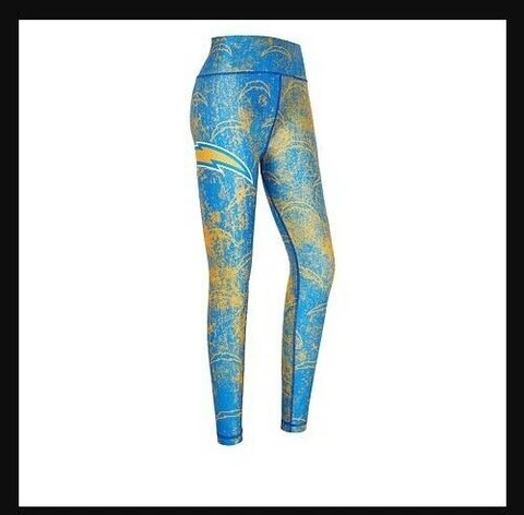 New Los Angeles Chargers Official NFL Women's Taffy Leggings by Concepts Sport Cover