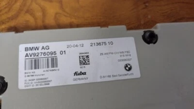 BMW 750i XDRIVE 2010-2012 MÓDULO AMPLIFICADOR ANTENA RADIO AV9276095 OEM Foto 1 de 2