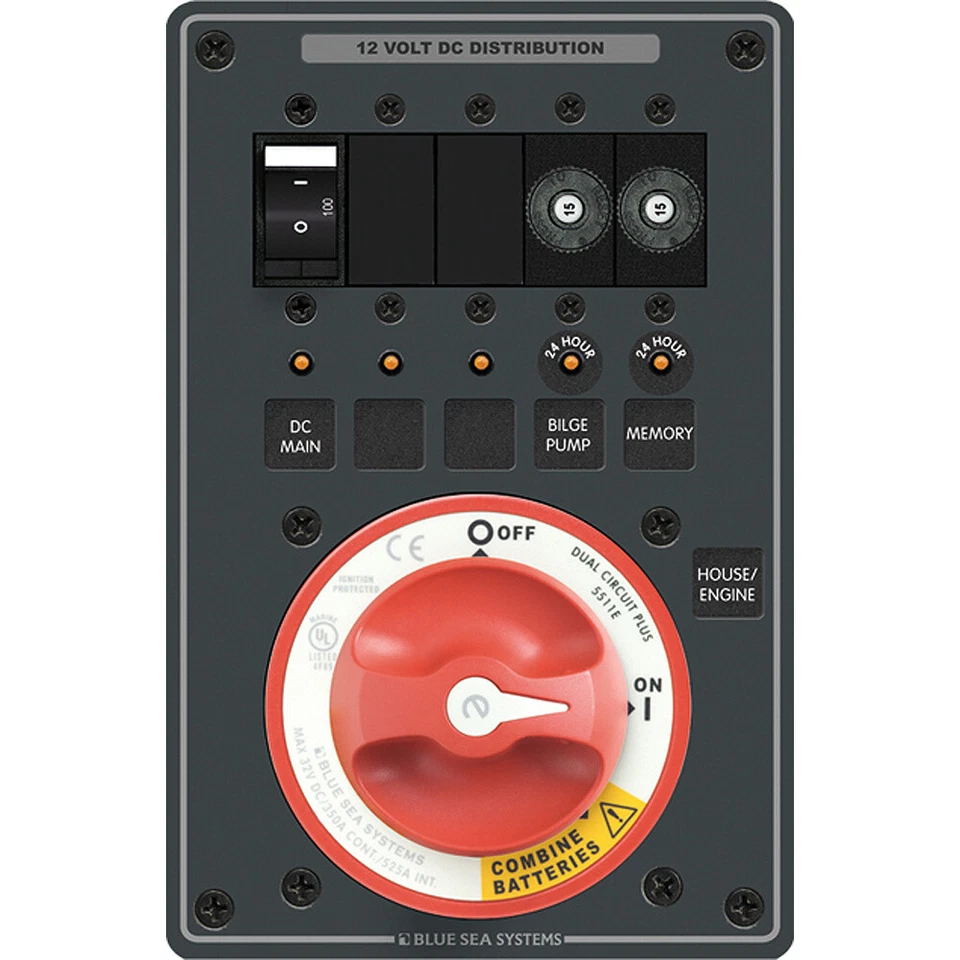 Blue Sea 8690 e-Series Dual Circuit Plus PN 5511e - Image 1 of 1