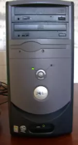 Dell Dimension 2400 Computer Celeron 40GB Drive 128KB Ram Disks Manual Mouse Kyb - Picture 1 of 9