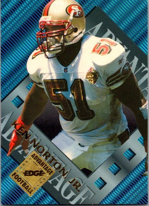 1996 Collector's Edge Advantage Football #64 Ken Norton Jr. - Image 1 of 1