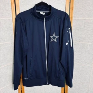 Nike NFL Dallas Cowboys Herren Gr. Small blau Full Zip Trainingsjacke Microfleece - Bild 1 von 10