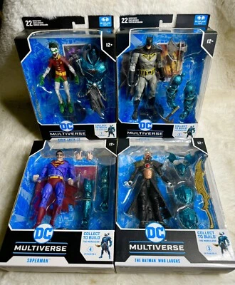 NUEVO DC Juego Completo de 4 Cajas - The Merciless / BATMAN, ROBIN, SUPERMAN, WHO LAUGH Foto 1 de 4