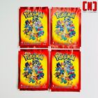 4 X Pokemon Taps Pogs + Stickers New Sealed Booster Packs - Coin Chipz Lot